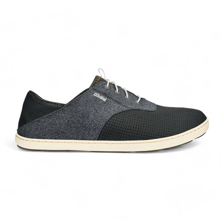 Men's Nohea Moku Boat Shoes In Dark Shadow - Dark Shadow/dark Shadow