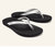 Puawa Beach Sandal In Silver/Black - Silver/Black