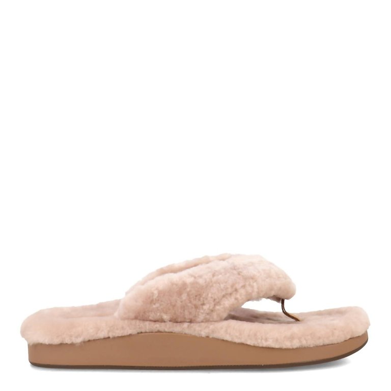 Women's Kipe'a Heu Slipper In Tan/Tan - Tan/tan