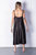 Carla-Satin Nightgown - Black