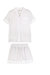 Eugenia-Short Broderie Pajama Set