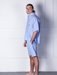 TOTEM - Men´s Short Pajama Set in cotton and linen