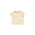 Baby Boxy T-Shirt With Stripes Yellow OM512B - Yellow