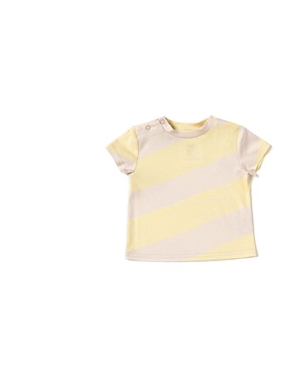 OMAMImini Baby Boxy T-Shirt With Stripes Yellow OM512B product