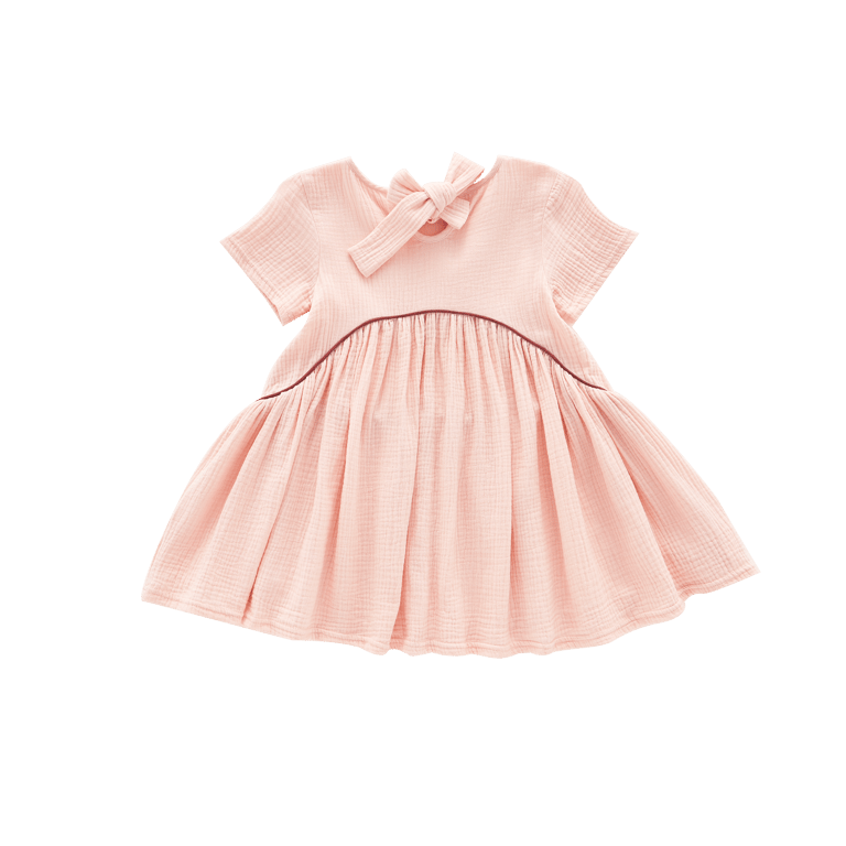 Girls Hi-Low Drop Waist Dress