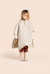 Kids Quilted Nylon Poncho - Rust