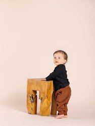 Baby Corduroy Joggers - Rust