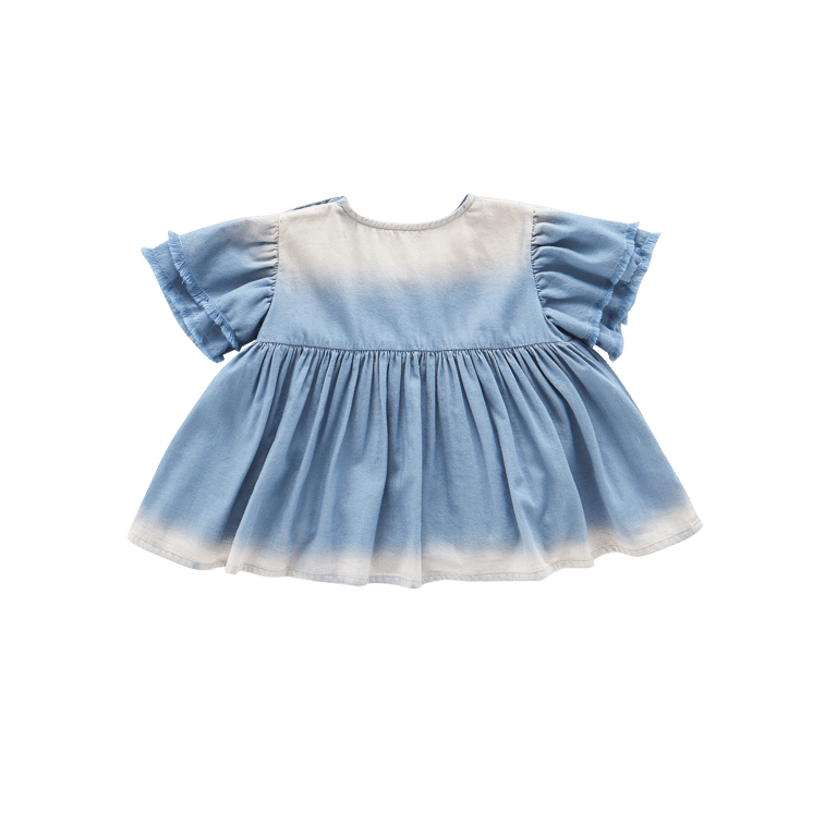 Baby Fit & Flare Dress - Blue
