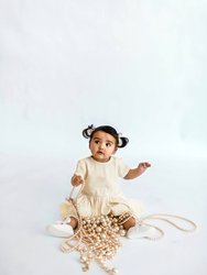 Baby Hi-Low Dress - Cream