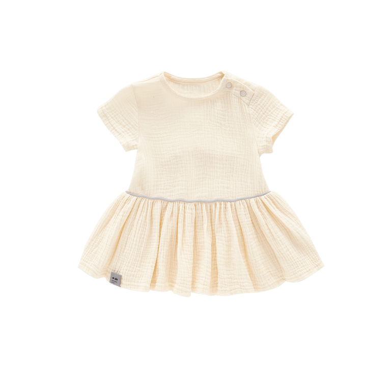 Baby Hi-Low Dress - Cream