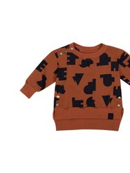 Baby Hi-Low Sweatshirt - Rust - Rust