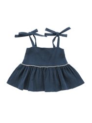 Baby Peplum Top with Ties