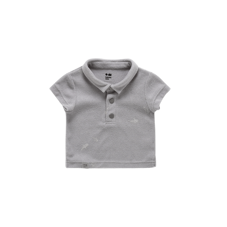 Baby Polo Shirt - Grey
