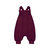 Baby Quilted Dungarees - Maroon - Maroon