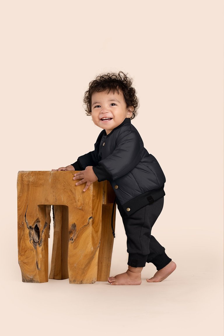 Baby Terry Joggers - Black