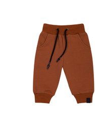 Baby Terry Joggers - Rust - Rust