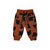 Baby Terry Joggers With Print - Rust - Rust