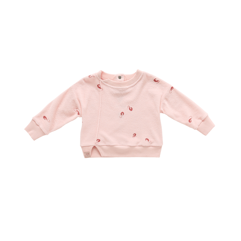 Baby Terry Sweatshirt - Pink