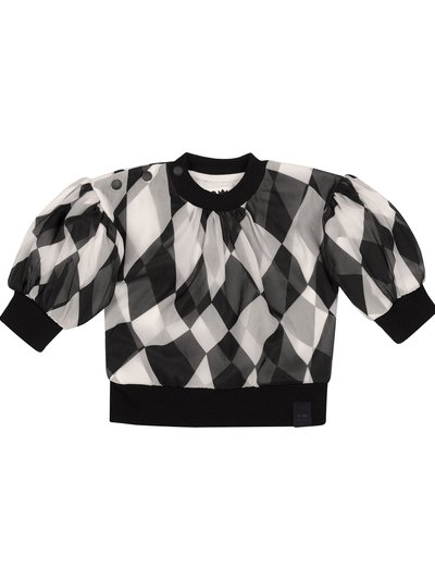 OMAMImini Baby Tulle & Terry Sweatshirt - Black product