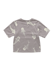 Boxy T-Shirt with All Over Print