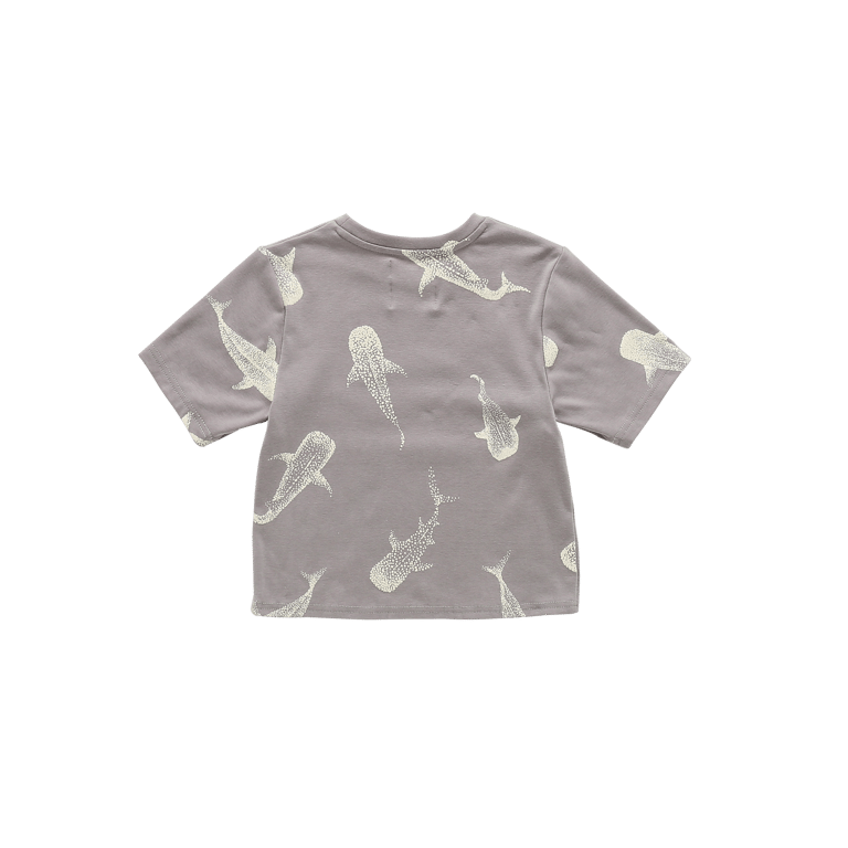 Boxy T-Shirt with All Over Print