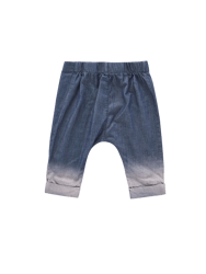 Denim Baby Joggers with Front Pleat