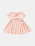 Girls Hi-Low Drop Waist Dress - Pink