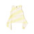Girls Sleeveless Peplum Top with Side Tails | Yellow OM492 - Yellow