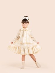 Girls Special Occasion Dress With A Bow