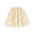 Girls Striped Skirt With Oversized Pockets | Yellow OM495 - Yellow