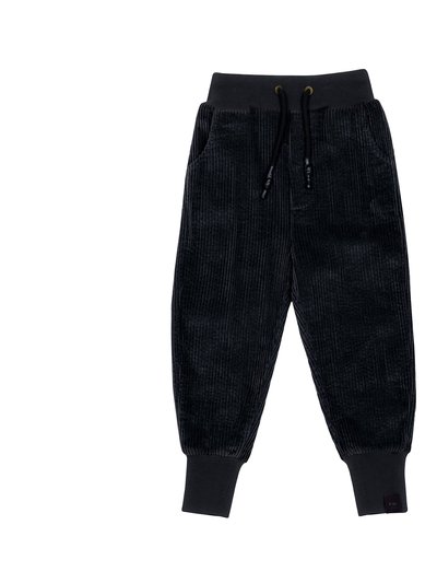 OMAMImini Kids Corduroy Joggers | Black product