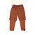 Kids Layered Nylon Shorts with Leggings l Rust OM626 - Rust