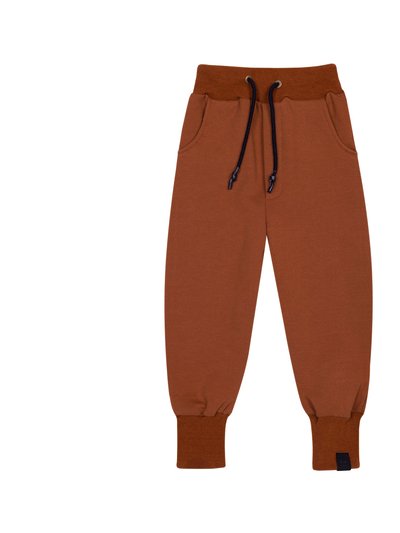 OMAMImini Kids Terry Joggers | Rust product