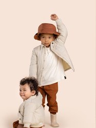 Kids Terry Joggers | Rust
