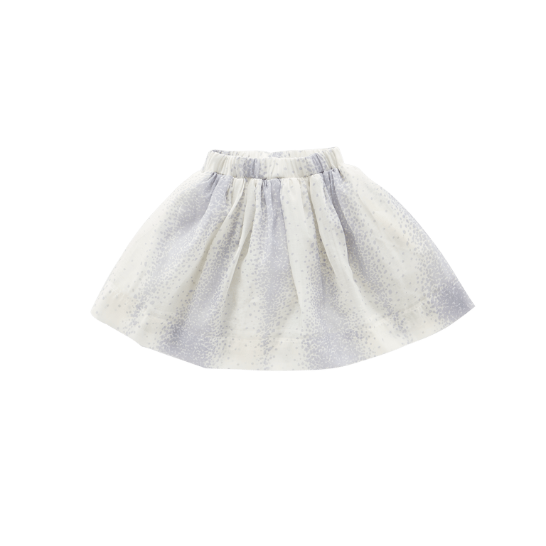 Layered Organza Skirt - Cream