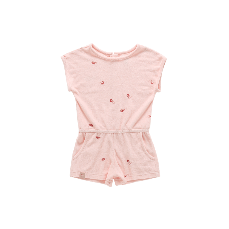 Terry Romper - Pink