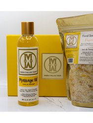 2 Pc Set - Salt Bag (Passion Citrus) + Massage Oil