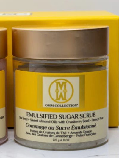 OMM Collection 2 Pc Set - Sugar Scrub - French Pear + Swiss Chocolate product