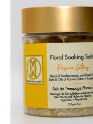 Floral Soaking Bath Salts Passion Citrus 8 oz