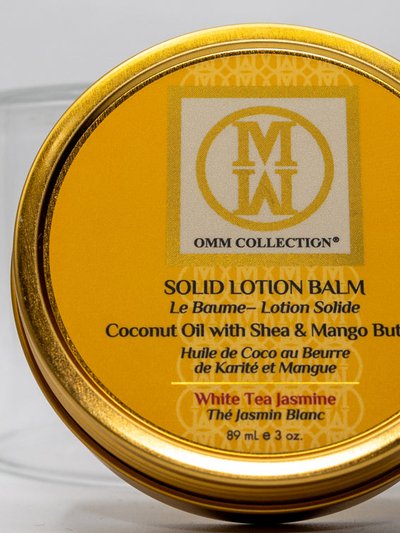 OMM Collection Solid Lotion Balm - White Tea Jasmine product