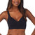 Cabana Cotton Seamless Built Up Wirefree Bra In Black - Black