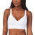 Cabana Cotton Seamless Built Up Wirefree Bra In White - White