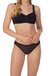 Sleek Invisible Scoopneck Bra In Black - Black