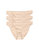 Women's Cabana Cotton Bikini Panty - 3 Pack In Champagne - Champagne