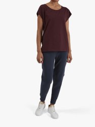 On T-Shirt - Mulberry