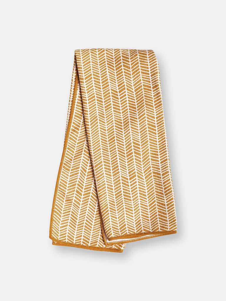 Anywhere Towel - Branches - Gold Branches