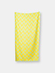 Go Anywhere Towel - Chevron - Yellow