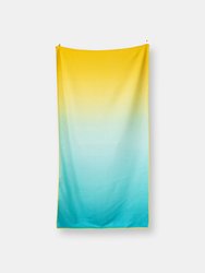 Go Anywhere Towel - Ombre - Turquoise/Sunny Yellow