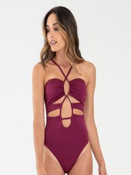 Kym One Piece (Final Sale) - Burgundy