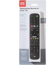 Universal Remote Control for All Sony Televisions - Black